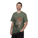Leopard Graphic Comfort Colors Shirt, Wild At Heart Leopard Tee, Boho Animal Print Shirt, Safari Lover Gift for Women