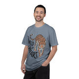 Leopard Graphic Comfort Colors Shirt, Wild At Heart Leopard Tee, Boho Animal Print Shirt, Safari Lover Gift for Women