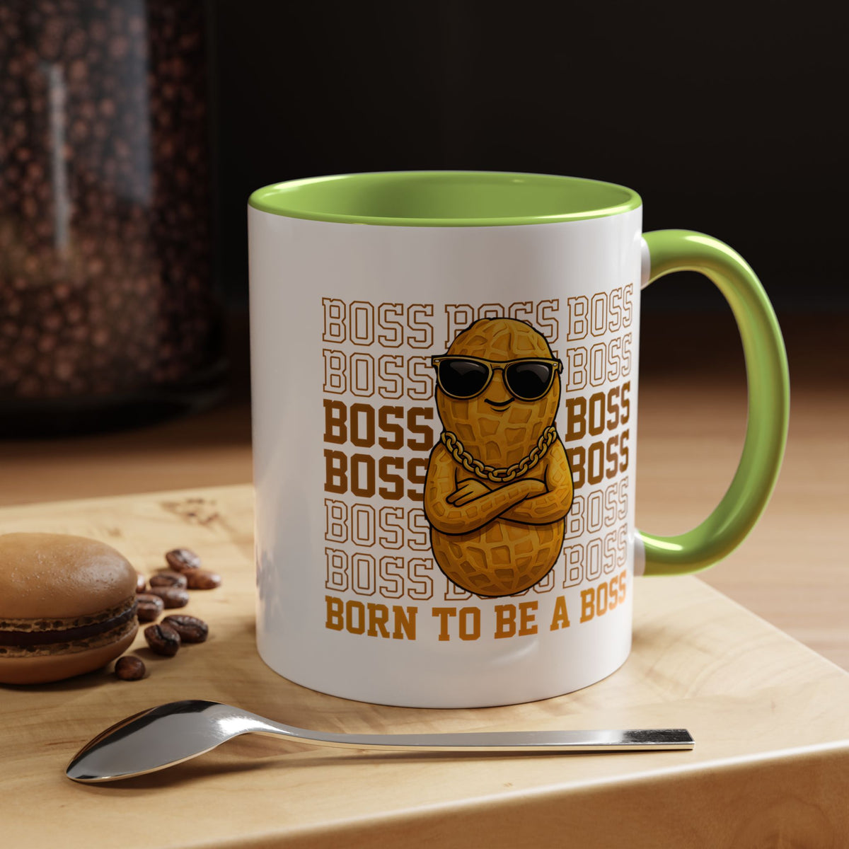 Born to Be a Boss Mug, Funny Boss Coffee Mug, Leadership Gift for Manager, Entrepreneur Coffee Cup, Office Desk Gift
