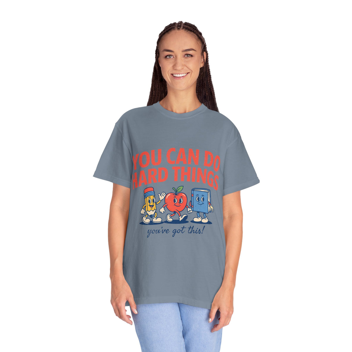 You Can Do Hard Things Teacher Shirt, Motivational Classroom Comfort Colors Tee, School Counselor Gift, Positive Educator Shirt