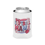 Softball Mom Can Cooler, Personalized Beer Koozie, Softball Mom Gift, Baseball Mom Drink Holder, Sports Mom Gift, Game Day Gift