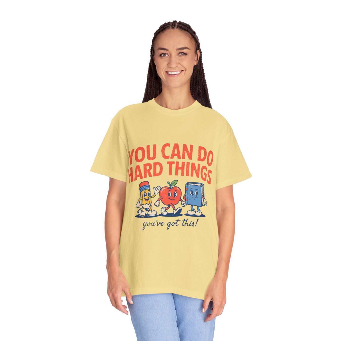 You Can Do Hard Things Teacher Shirt, Motivational Classroom Comfort Colors Tee, School Counselor Gift, Positive Educator Shirt