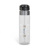 Personalized Water Bottle for Boys, Cute Teddy Bear Name Bottle, Kids School Drink Bottle, Birthday Gift for Son, Back to School Gift