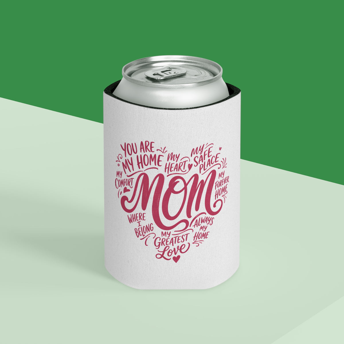 Mom Can Cooler, Wine Can Holder for Mom, Mothers Day Gift, Mom Drink Sleeve, Sentimental Gift for Mama, Cute Beverage Holder for Women