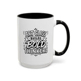 Art Teacher Mug, Art Class Builds Bold Thinkers Coffee Cup, Creative Educator Appreciation Gift, End of School Present from Student