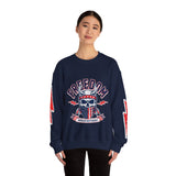 Freedom American Independence Sweatshirt, Patriotic Skull Crewneck, USA Flag Pullover, Fourth of July Outfit, Americana Gift for Him