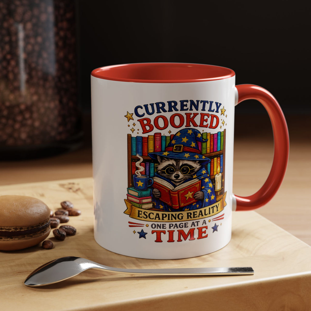 Currently Booked Reading Mug, Book Lover Coffee Mug, Funny Bookworm Gift, Reader Mug for Book Lovers, Cozy Literary Cup