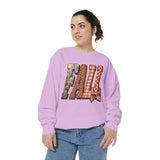 Patchwork Fall Sweatshirt, Floral Leopard Plaid Autumn Pullover, Coquette Bow Seasonal Gift for Women, Cozy Thanksgiving Outfit for Her