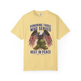Honoring Those Who Served Shirt, Military Memorial T-Shirt, Fallen Soldier Tribute, Veteran Remembrance Gift, Patriotic Eagle Tribute Tee