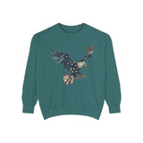Patriotic Eagle USA Flag Sweatshirt, American Pride Pullover, Fourth of July Gift, Vintage USA Crewneck for Men Women