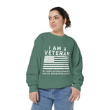 I Am a Veteran Sweatshirt, My Oath Has No Expiration Date Crewneck, Patriotic Military Gift, Veterans Day Pullover for Retired Soldier
