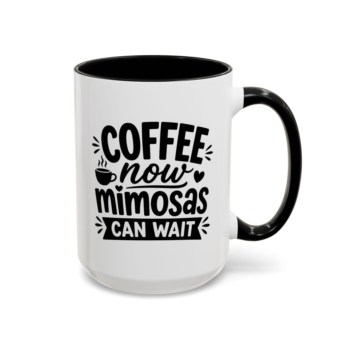 Funny Coffee Lover Mug, Coffee Now Mimosas Can Wait Mug, Brunch Coffee Cup, Caffeine Lover Gift, Morning Coffee Mug for Friends