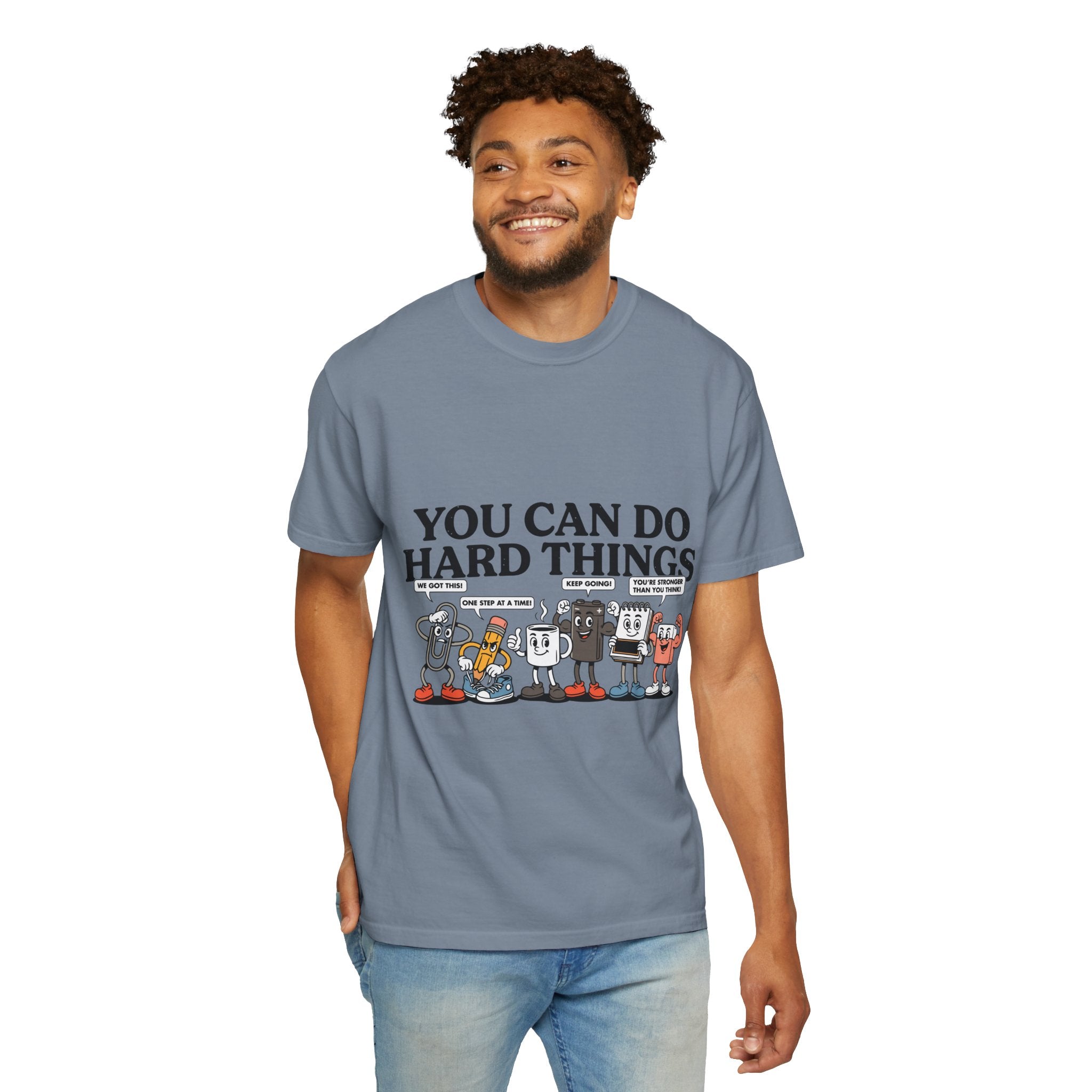 Motivational Teacher Shirt Comfort Colors Tee, You Can Do Hard Things School Counselor Shirt, Positive Classroom Shirt, Educator Gift