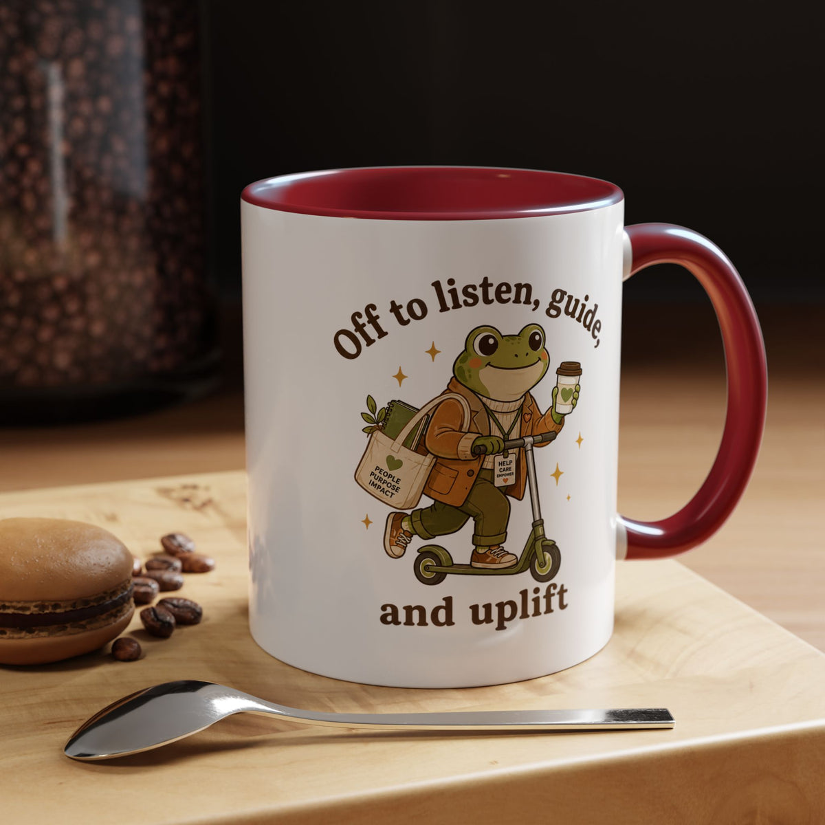 School Counselor Coffee Mug, Frog Counselor Gift, Mental Health Professional Mug, Therapist Gift, Counselor Appreciation Cup