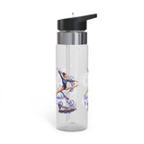 Personalized Gymnastics Water Bottle for Girls, Custom Name Kids Water Bottle, Gymnast Gift for Girls, BPA Free School Sports Bottle