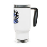 Dance Lover Travel Mug with Handle, Just a Girl Who Loves to Dance, Ballet Coffee Cup, Dancer Gift for Her, Dance Studio Drinkware