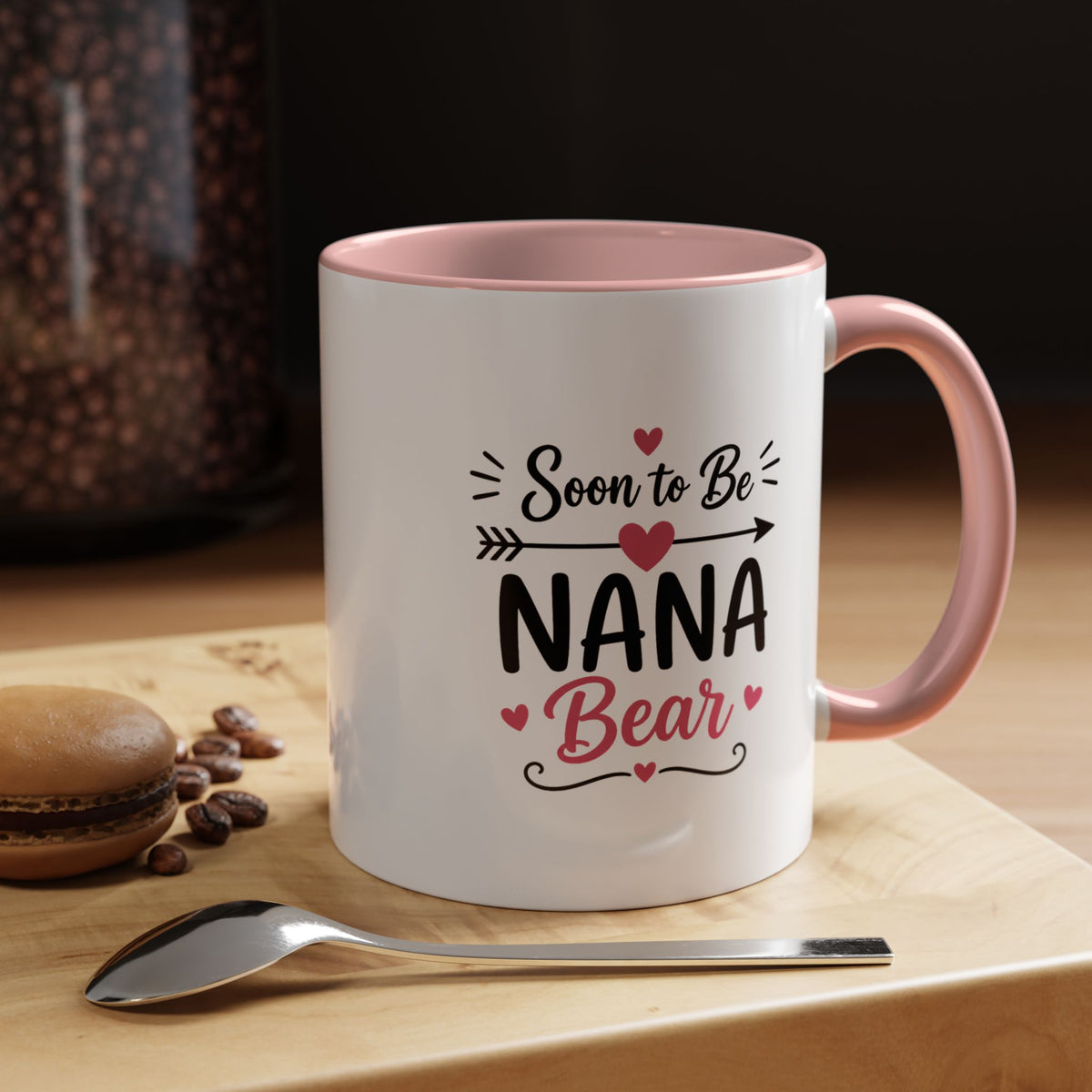 Soon to Be Nana Mug, Pregnancy Announcement Coffee Cup, New Grandma Gift from Daughter, Baby Reveal Keepsake for Mothers Day or Birthday