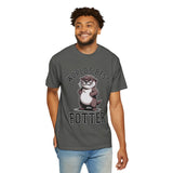 Funny Otter Dad Comfort Colors Shirt, World’s Best Fotter Graphic Tee, Cute Father’s Day Shirt, Animal Lover Dad Gift Tee