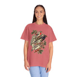 Winter Birds Graphic Shirt, Vintage Woodland T-Shirt for Bird Lovers, Festive Nature Tee, Cozy Christmas Gift for Birdwatchers and Moms