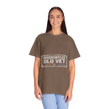 Disgruntled Old Vet Shirt, Leave Me Alone Veteran T-Shirt, Funny Military Gift for Retired Soldier, Sarcastic Veterans Day Tee for Grandpa