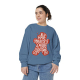 Have Yourself a Merry Christmas Sweatshirt, Gingerbread Cookie Crewneck, Cute Holiday Baking Pullover, Christmas Gift for Baker or Teacher