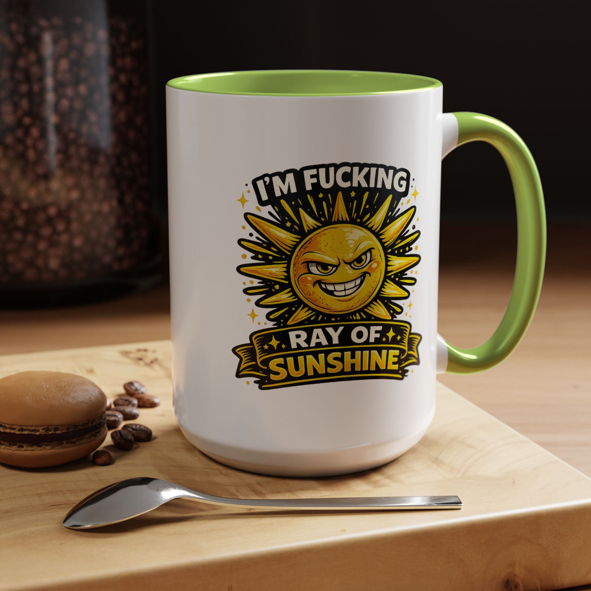Funny Ray of Sunshine Mug, Sarcastic Sunshine Coffee Cup, Grumpy Personality Gift, Funny Coworker Mug, Humor Coffee Lover Gift