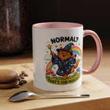 Funny Wizard Cat Mug, Normal That's For Mortals Coffee Mug, Magical Cat Lover Gift, Fantasy Wizard Kitty Mug for Book Lovers