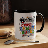 Personalized College Bound Mug, Plot Twist Campus Bound Graduation Cup, Custom Class of 2026 Gift for Her, High School Senior Present