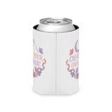 Magical Can Cooler, Create Your Own Magic Drink Sleeve, Fantasy Gift for Her, Floral Moon Can Holder, Witchy Gift, Whimsical Party Favor