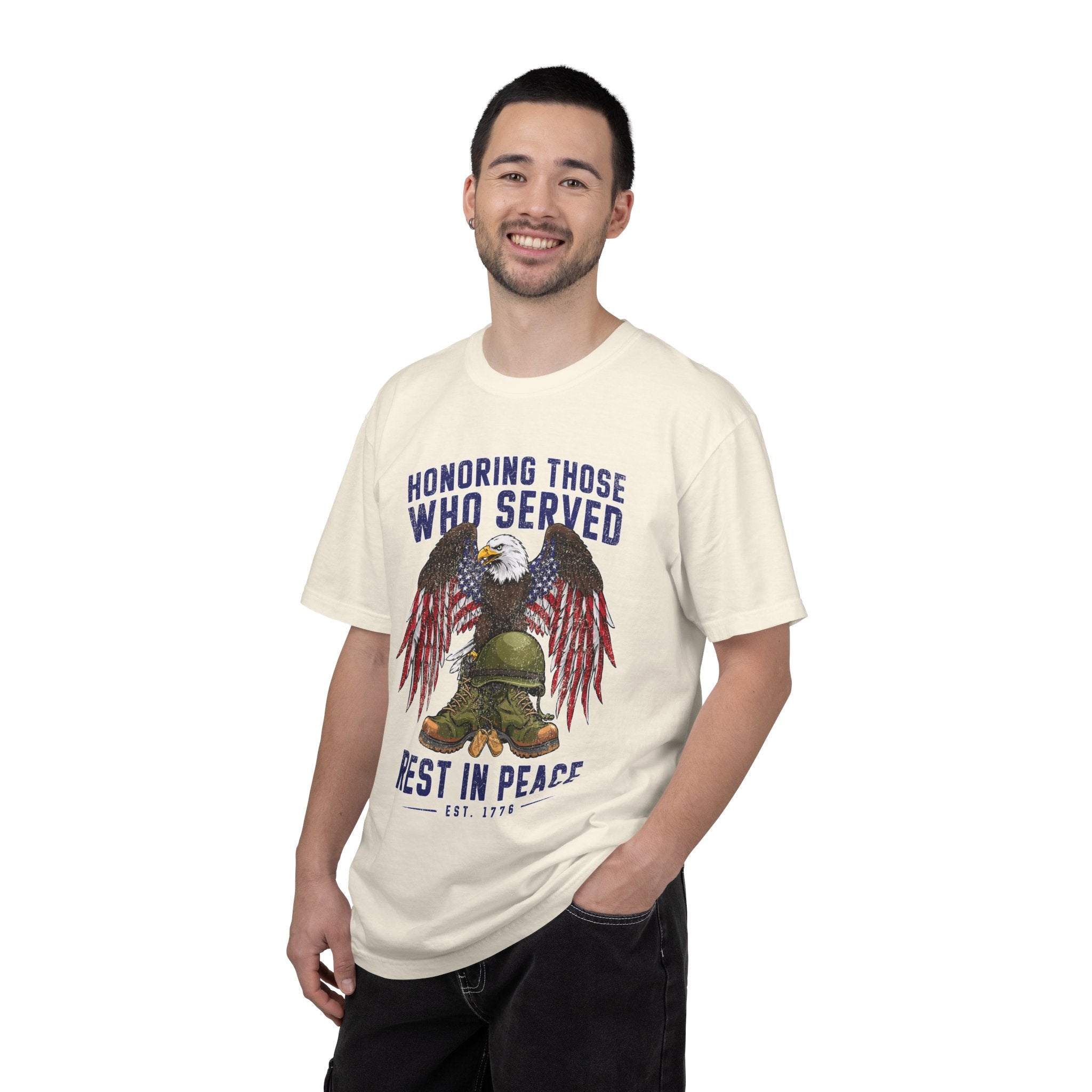 Honoring Those Who Served Shirt, Military Memorial T-Shirt, Fallen Soldier Tribute, Veteran Remembrance Gift, Patriotic Eagle Tribute Tee