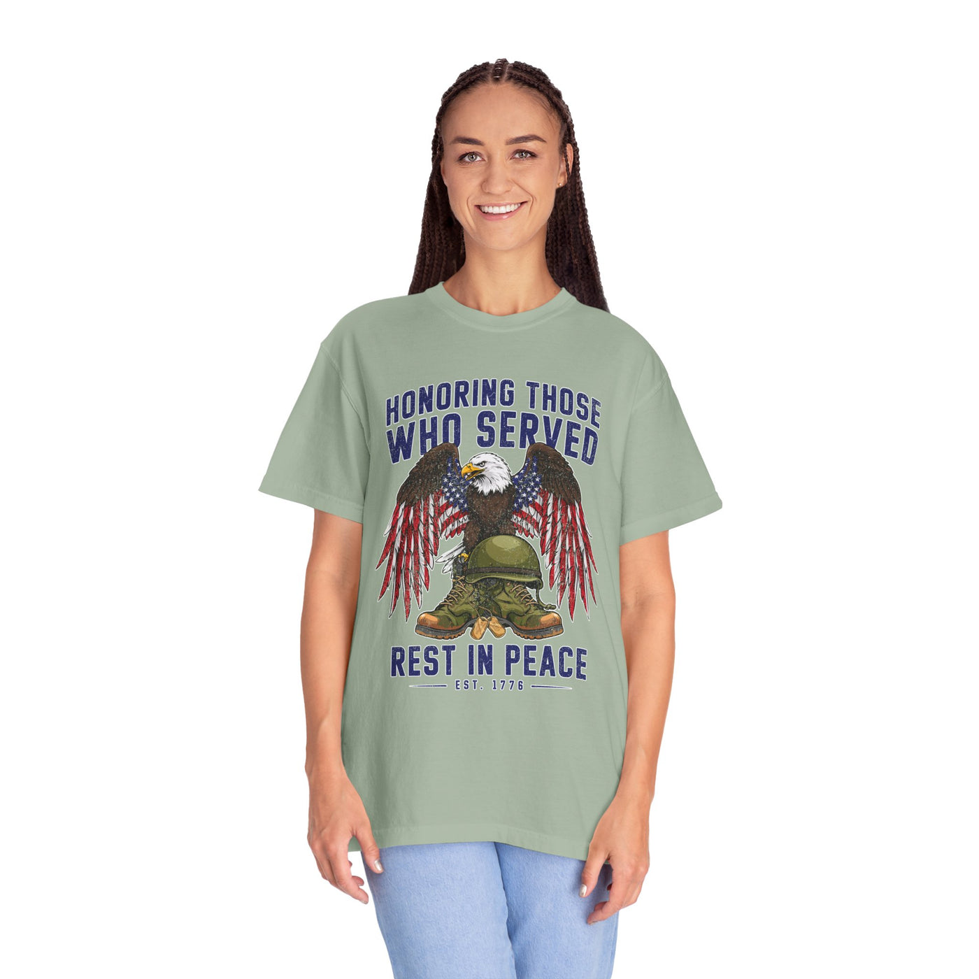 Honoring Those Who Served Shirt, Military Memorial T-Shirt, Fallen Soldier Tribute, Veteran Remembrance Gift, Patriotic Eagle Tribute Tee