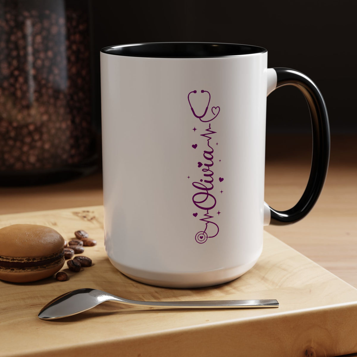 Custom Nurse Name Mug, Personalized Nurse Coffee Cup, Registered Nurse Gift, Nursing Student Gift, Healthcare Appreciation Mug