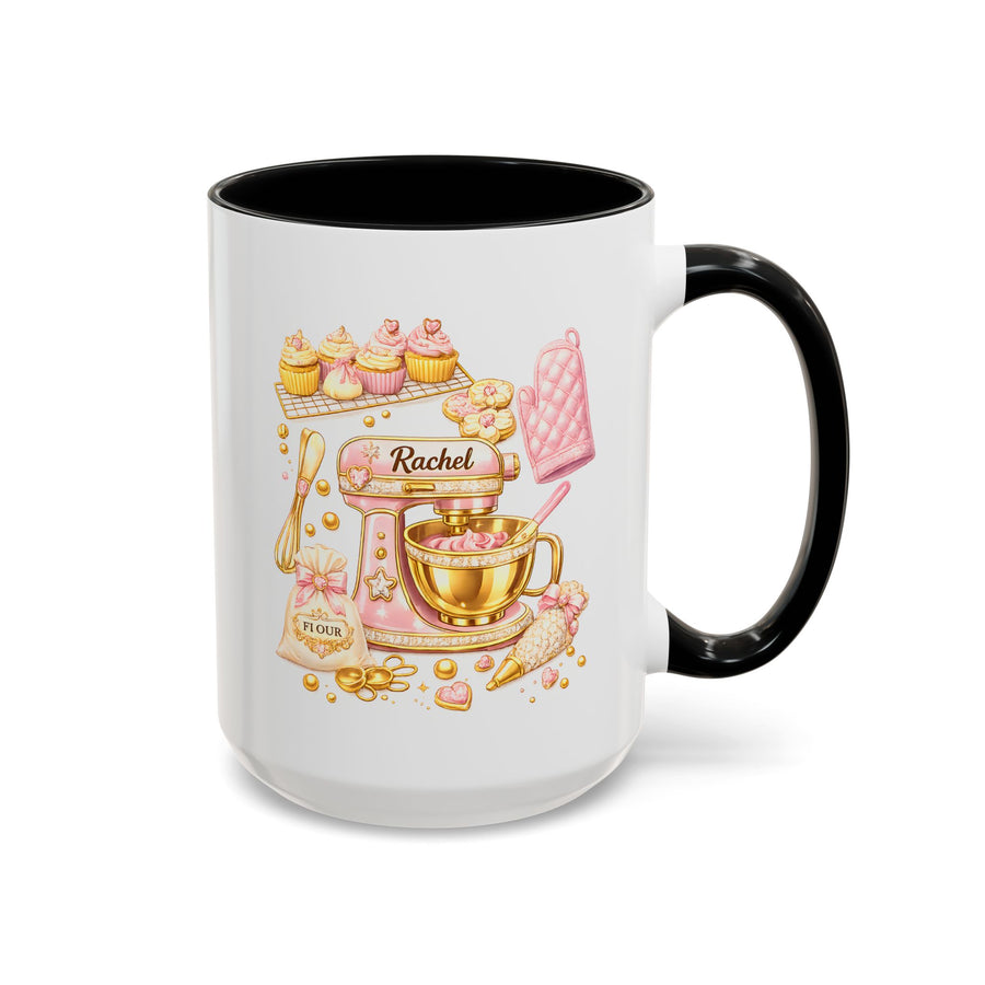 Baker Coffee Mug, Baking Lover Gift, Cute Baking Tools Mug, Pastry Chef Coffee Cup, Gift for Bakers, Kitchen Hobby Mug