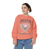 American Veteran Heritage Sweatshirt, Freedom Defenders Crewneck, Patriotic Eagle Gift, Veterans Day or Military Retirement Pullover