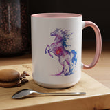 Galaxy Horse Mug, Cosmic Horse Coffee Mug, Horse Lover Gift, Celestial Horse Cup, Equestrian Mug, Fantasy Horse Art, Horse Mom Gift