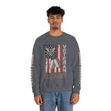 US Army Sweatshirt, Vintage Military Pullover, American Flag Army Top, Veteran Gift, Patriotic Military Clothing, Army Family Gift