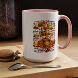 I Love Fall Coffee Mug, Cozy Autumn Pumpkin Spice Cup, Gift for Fall Lover, Book Reader, Teacher or Mom, Thanksgiving Kitchen Decor