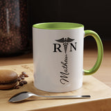 Personalized RN Coffee Mug, Registered Nurse Gift, Custom Nurse Name Mug, Nursing School Graduation Gift, RN Appreciation Cup