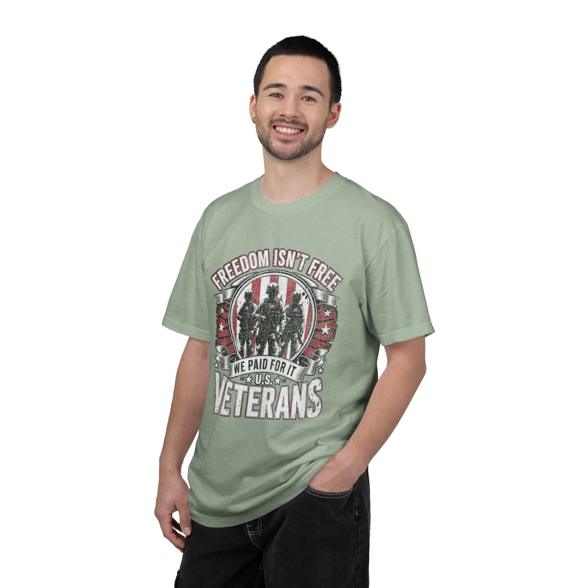 Freedom Isn't Free Veteran Shirt, Military Veteran T Shirt, U.S. Veterans Patriotic Tee, American Flag Military Gift, Veteran Pride Shirt