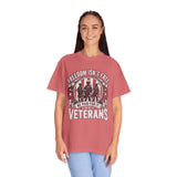 Freedom Isn't Free Veteran Shirt, Military Veteran T Shirt, U.S. Veterans Patriotic Tee, American Flag Military Gift, Veteran Pride Shirt