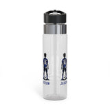 Personalized Soccer Player Water Bottle, Football Boy Gift, Sports Birthday Bottle, Custom Youth Athlete Bottle, Soccer Team Gift