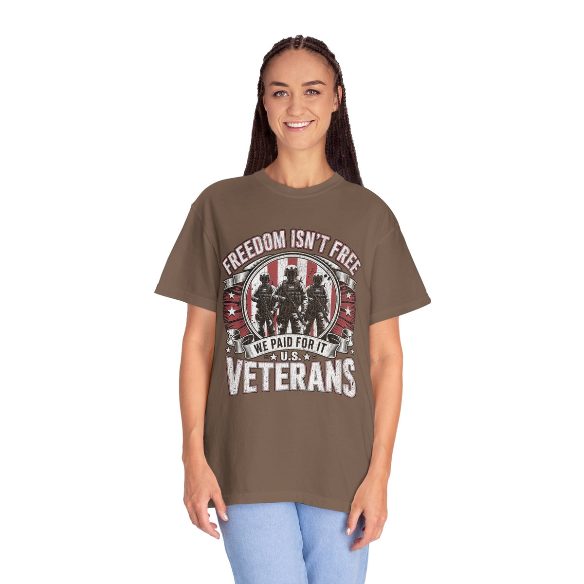Freedom Isn't Free Veteran Shirt, Military Veteran T Shirt, U.S. Veterans Patriotic Tee, American Flag Military Gift, Veteran Pride Shirt