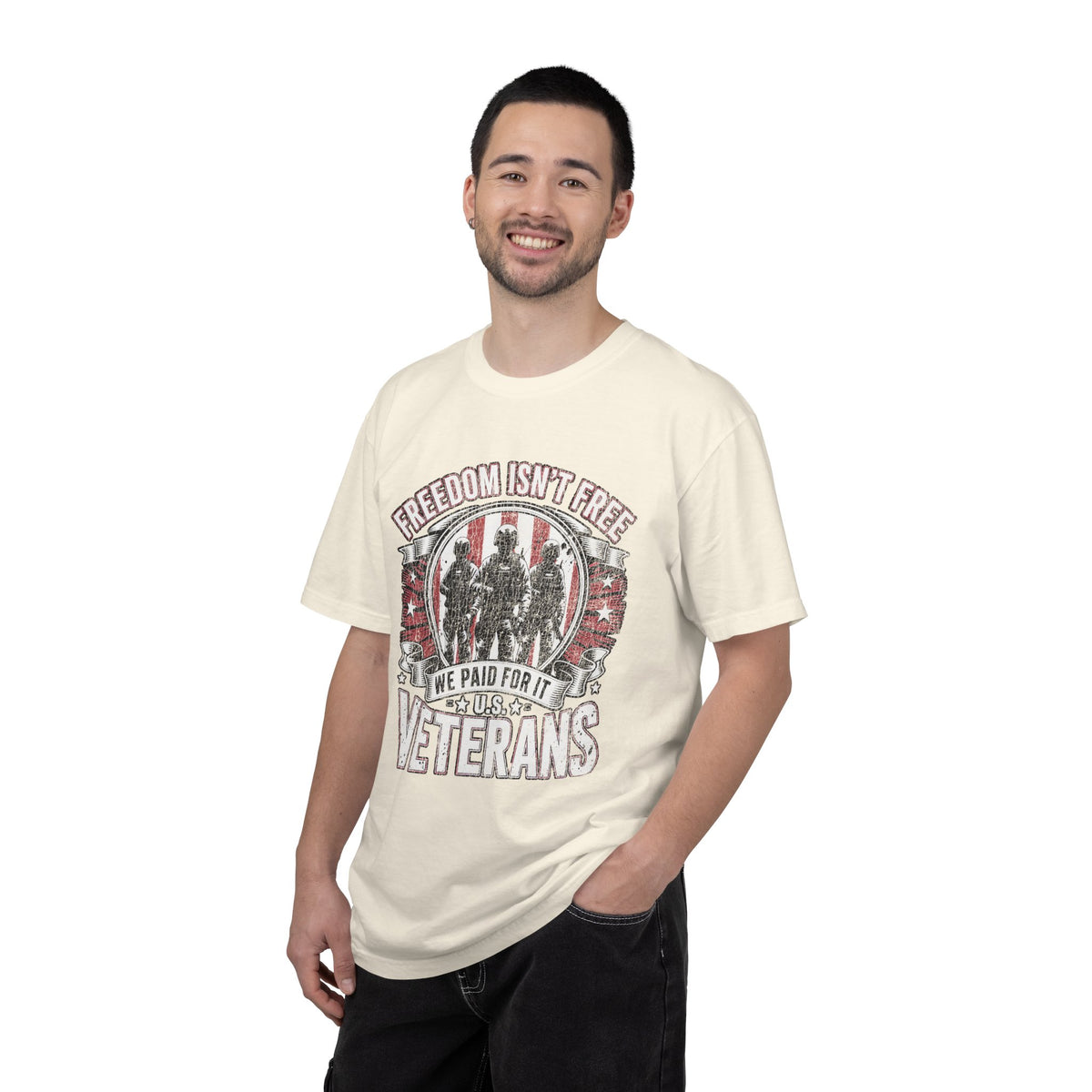 Freedom Isn't Free Veteran Shirt, Military Veteran T Shirt, U.S. Veterans Patriotic Tee, American Flag Military Gift, Veteran Pride Shirt