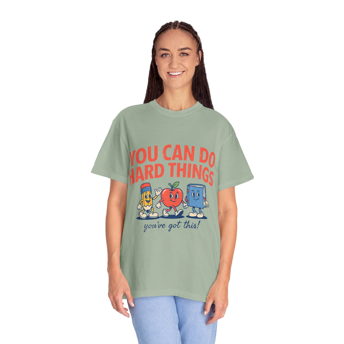 You Can Do Hard Things Teacher Shirt, Motivational Classroom Comfort Colors Tee, School Counselor Gift, Positive Educator Shirt