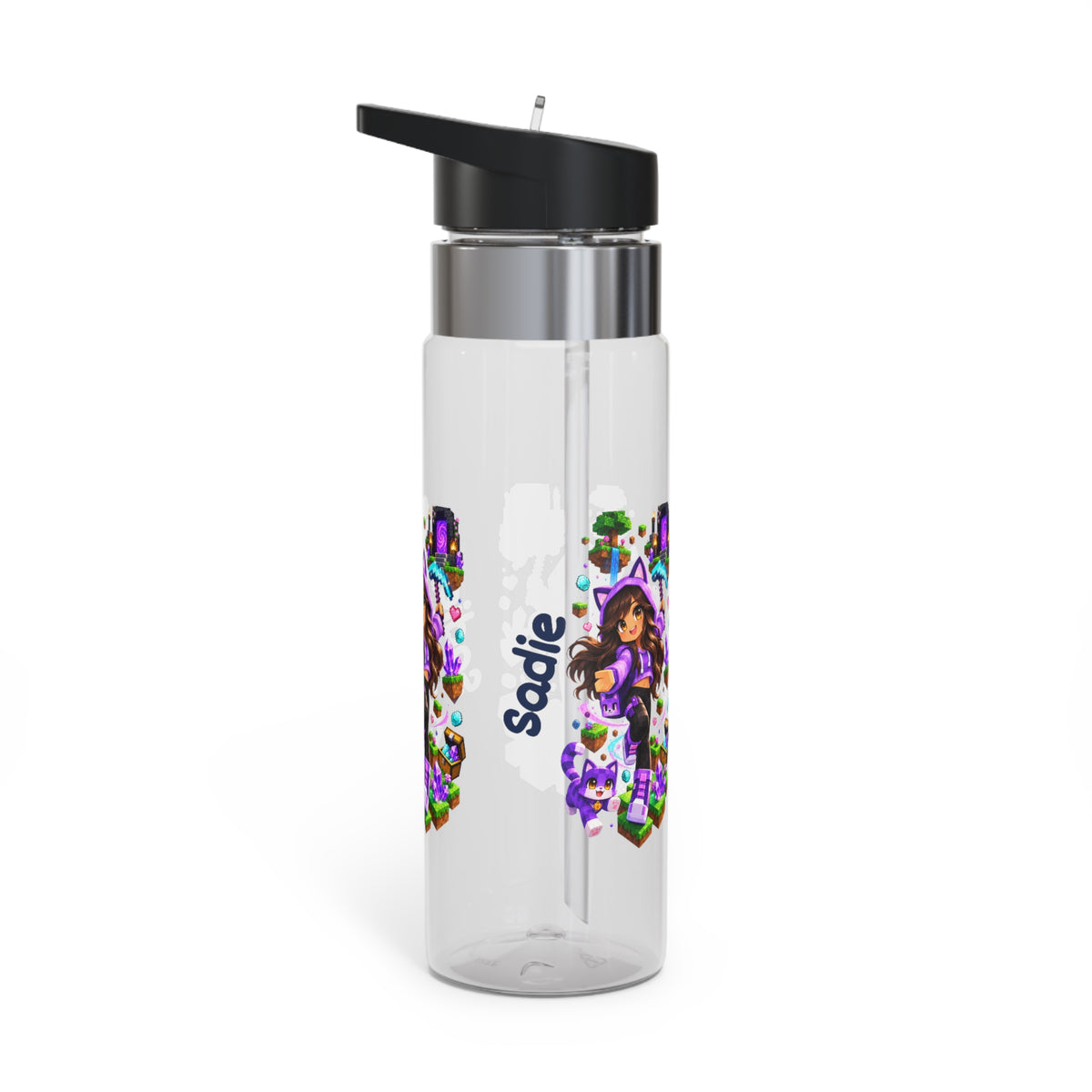 Personalized Kids Water Bottle | Custom Name 20oz BPA-Free Tritan School Bottle