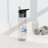 Personalized Airplane Kids Water Bottle, Pilot Birthday Gift for Boys, Aviation Theme Bottle, Travel Party Favor, School Hydration Gift