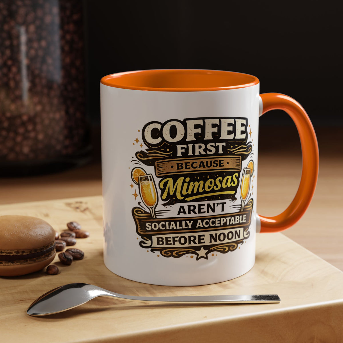Coffee First Mimosa Later Mug, Funny Brunch Coffee Mug, Mimosa Lover Gift, Weekend Coffee Cup, Funny Drinking Humor Mug
