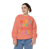 Happy to See Your Face Sweatshirt, Colorful Teacher Crewneck, Retro Classroom Shirt, Back to School Outfit, Educator Appreciation Gift