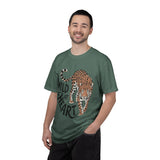 Leopard Graphic Comfort Colors Shirt, Wild At Heart Leopard Tee, Boho Animal Print Shirt, Safari Lover Gift for Women