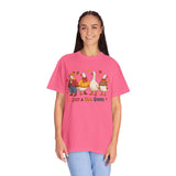 Funny Fall Goose Shirt, Just a Fall Goose Autumn Graphic Tee, Cute Cozy Gift for Bird Lover, Thanksgiving and October Outfit for Her